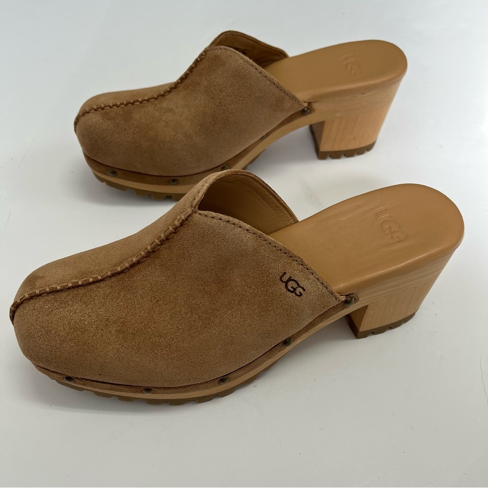 UGG Tan Suede Mules